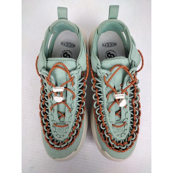 KEEN UNEEK WK Sneakers Walking Shoes Green/Birch Womens Size 10 - Picture 5 of 9